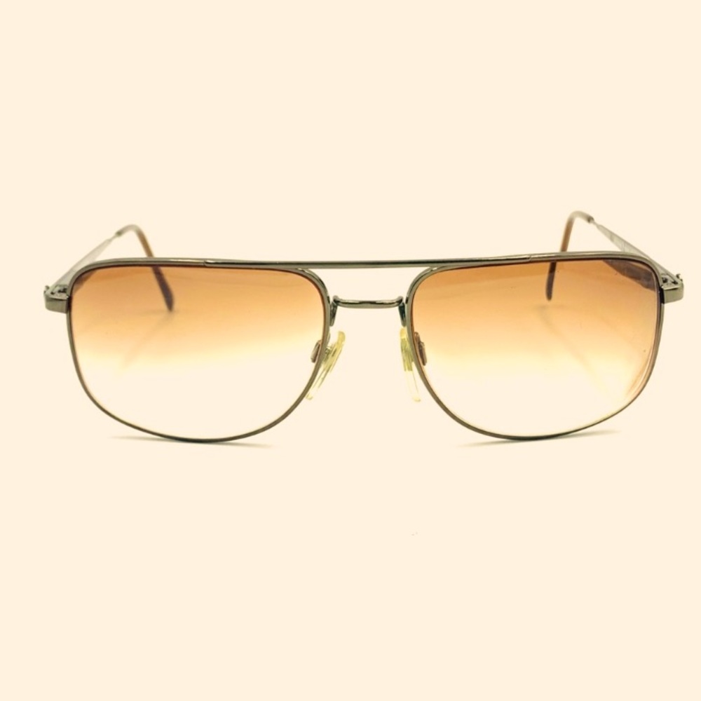 Sergio Tacchini Gold Frame Sunglasses with Brown Gradient Lenses